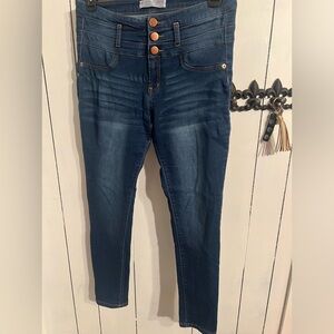 No boundaries size 15 jeans with three button extra skinny